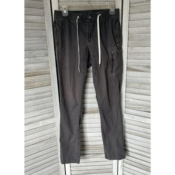 Vuori Ripstop Climber Pant Drawstring Joggers Washed Charcoal Mens Size Medium - Picture 1 of 5
